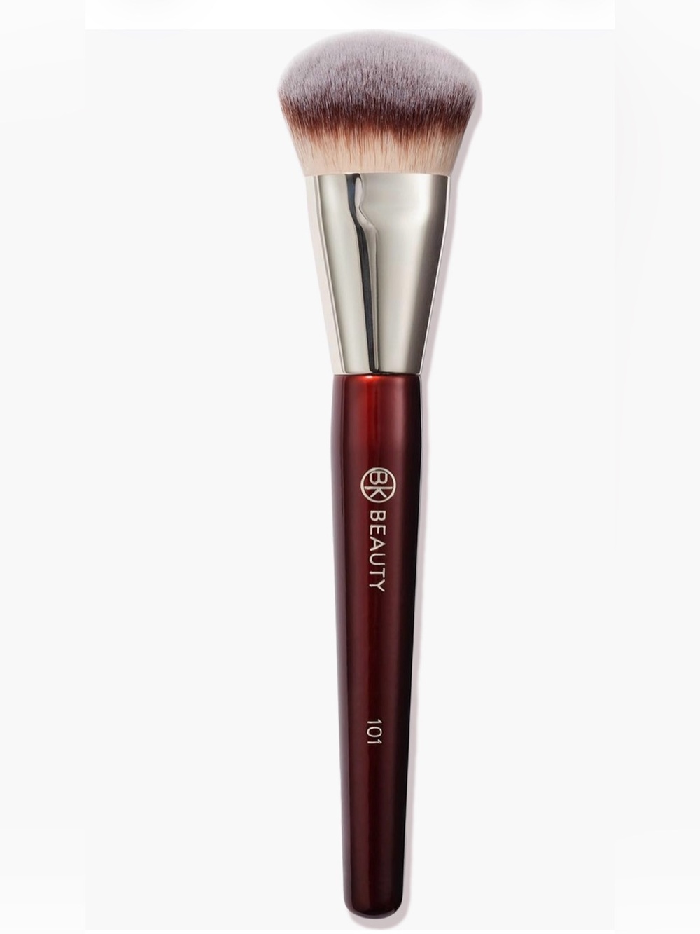 S BK Beauty Foundation Contoured Makeup Brush 101 -  NWT